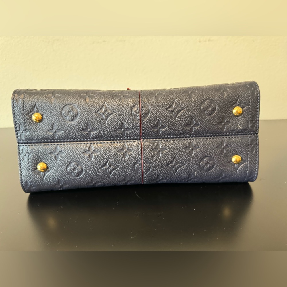 Louis Vuitton Sully PM Marine Rouge Monogram Empreinte Leather - Picture 7 of 10